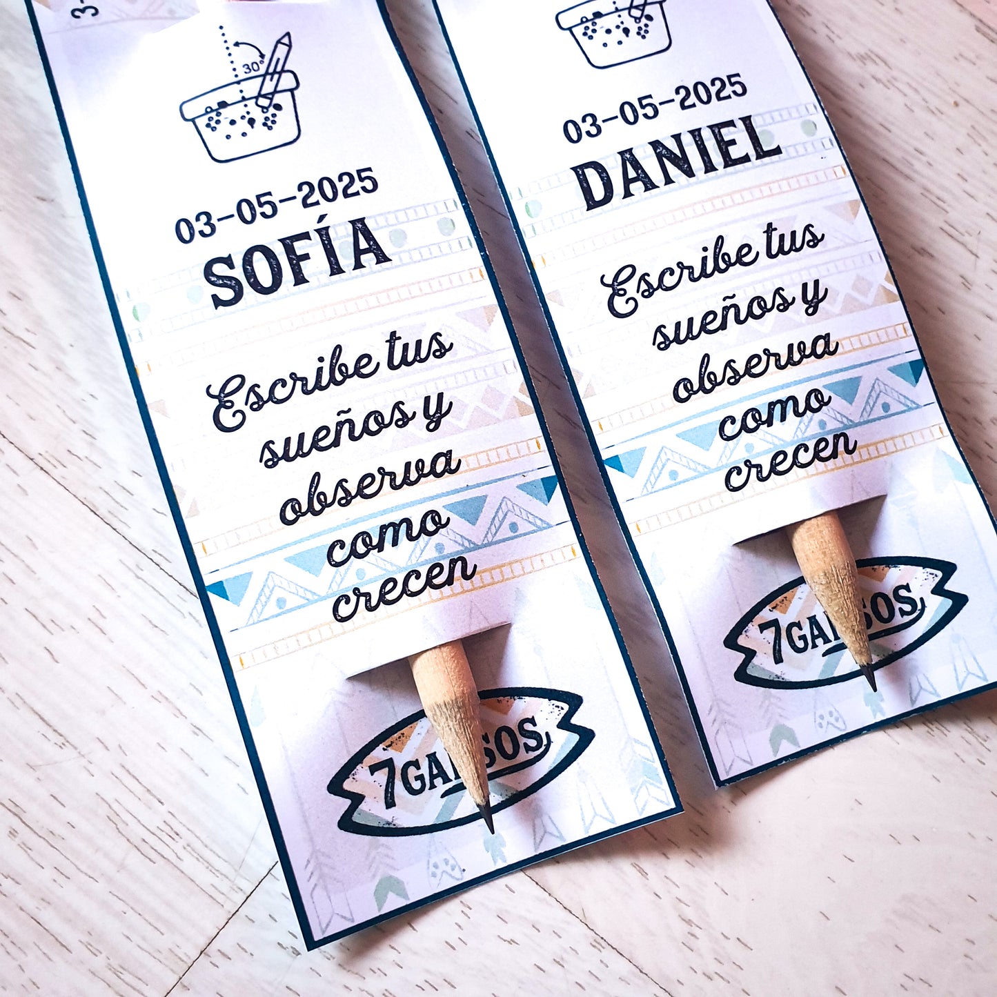 Lápiz con semillas para celebraciones