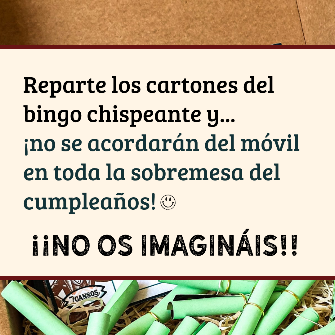 Bingo especial cumpleaños