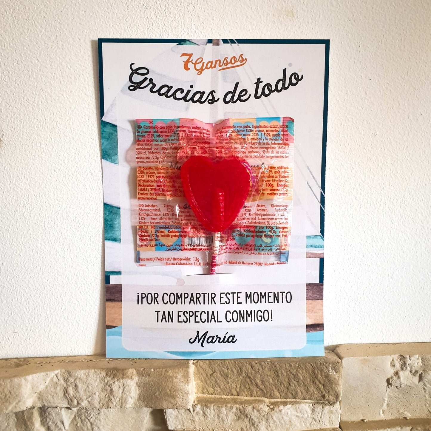 Pack postales piruletas