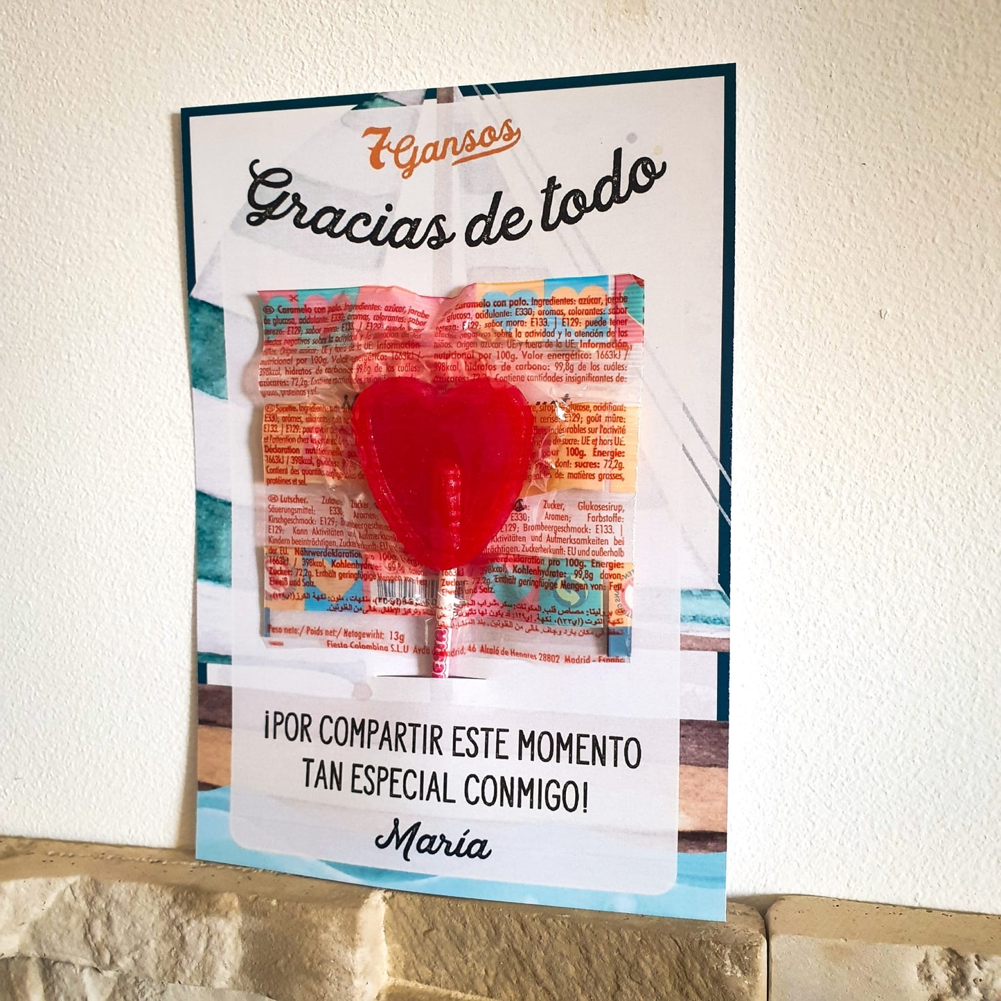 Pack postales piruletas