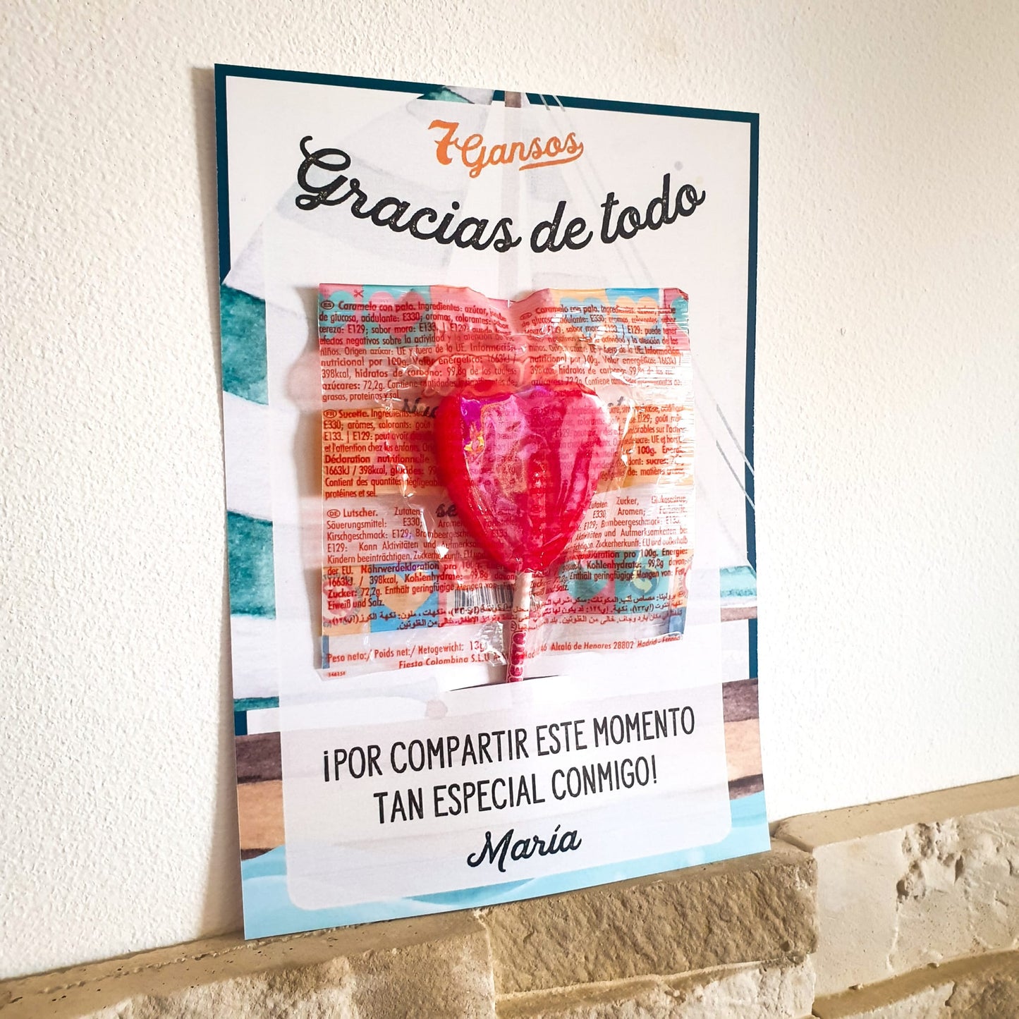 Pack postales piruletas