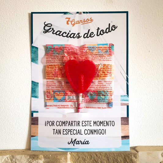 Pack postales piruletas