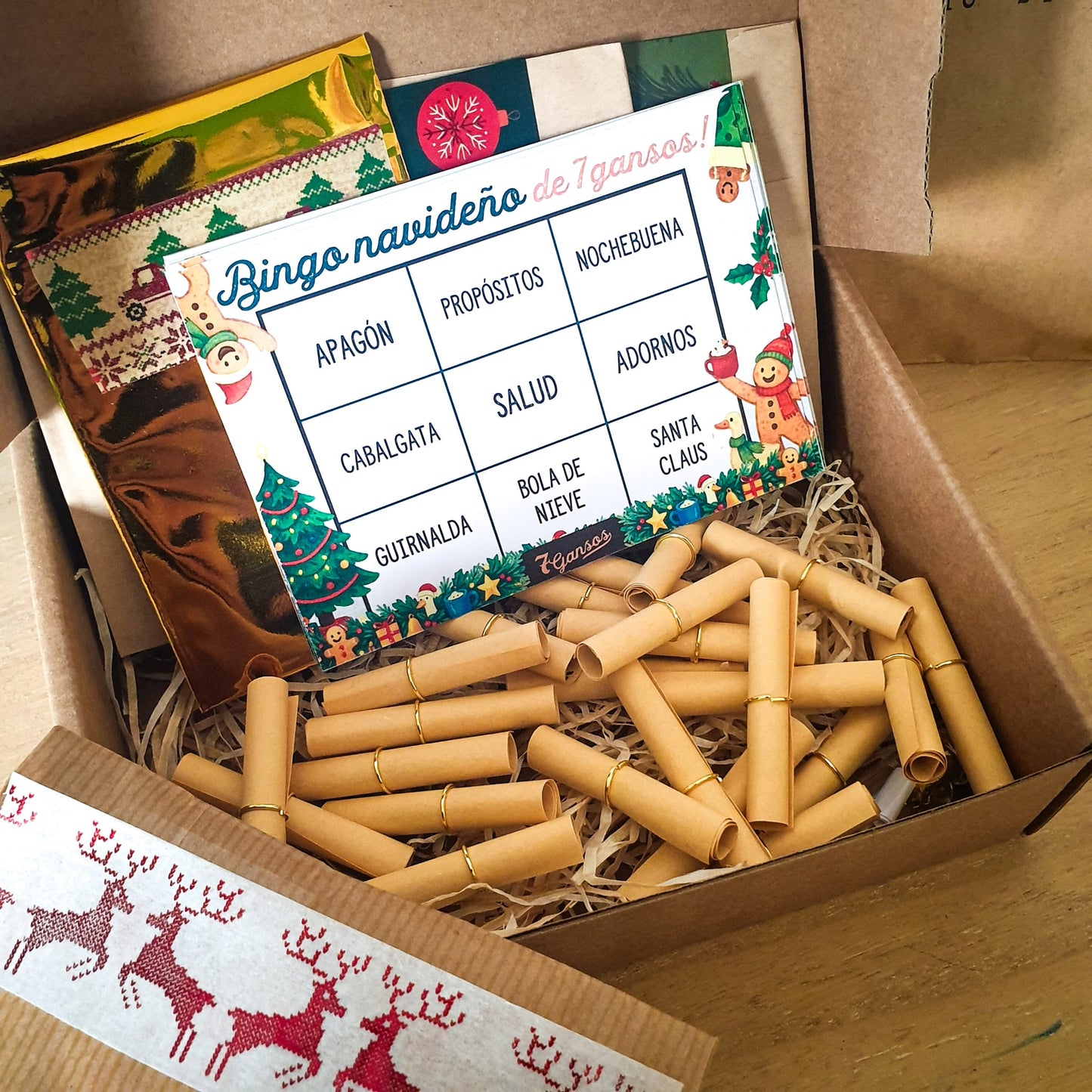 BINGO DE NAVIDAD DE 7GANSOS
