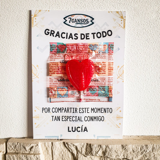 Pack postales piruletas