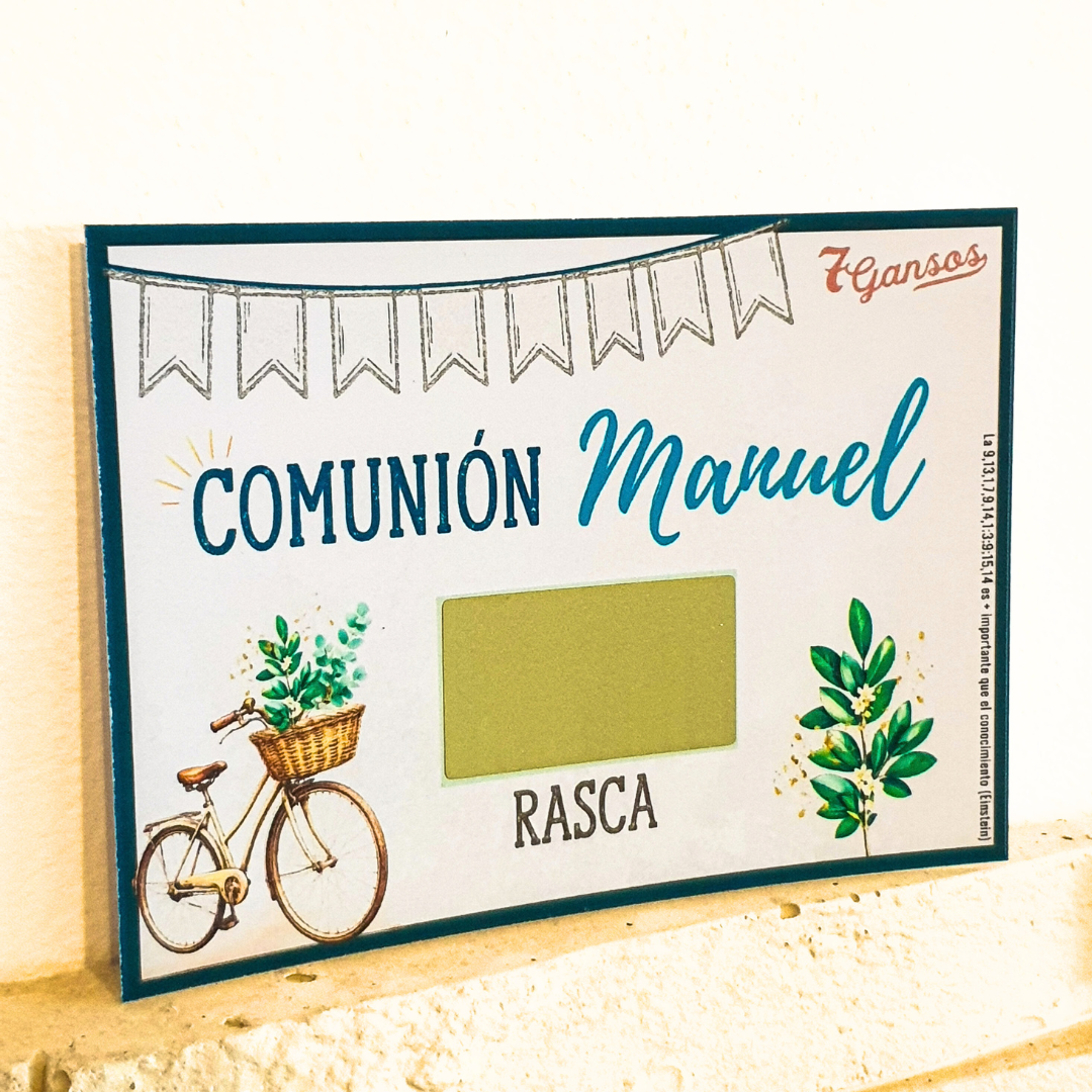 Rascas con premios para comuniones