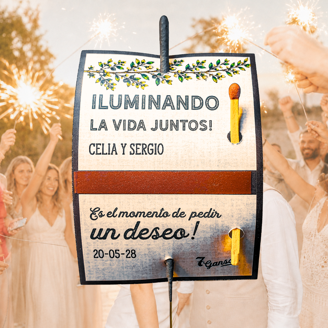 Etiquetas personalizadas para bengalas