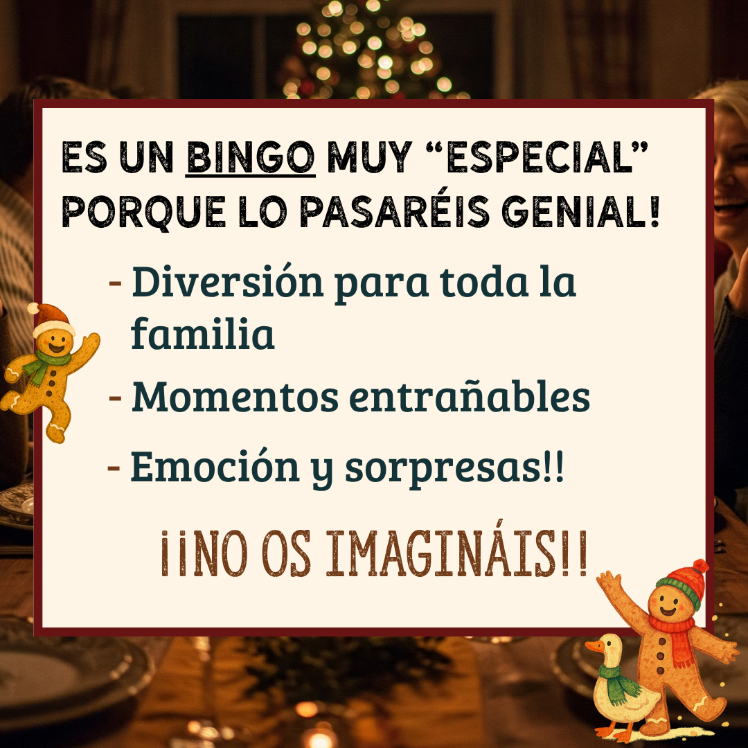 BINGO DE NAVIDAD DE 7GANSOS