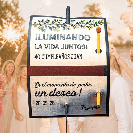 Etiquetas personalizadas para bengalas