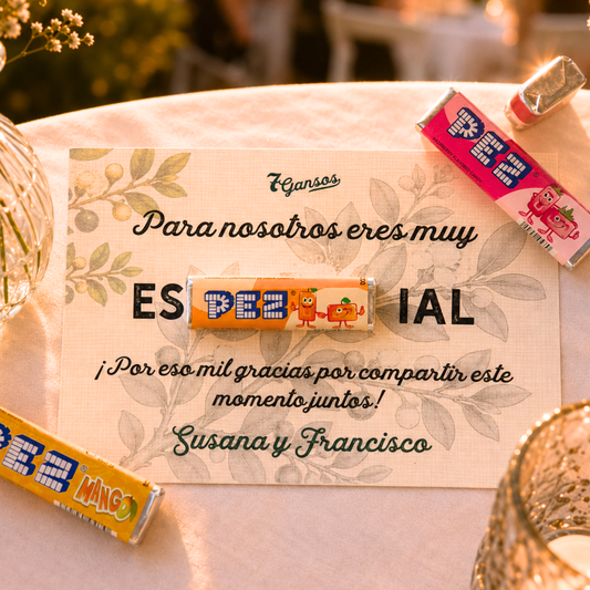 DETALLE ORIGINAL BODAS Y CELEBRACIONES
