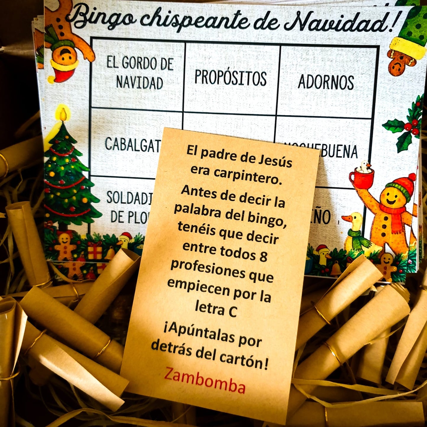BINGO DE NAVIDAD DE 7GANSOS