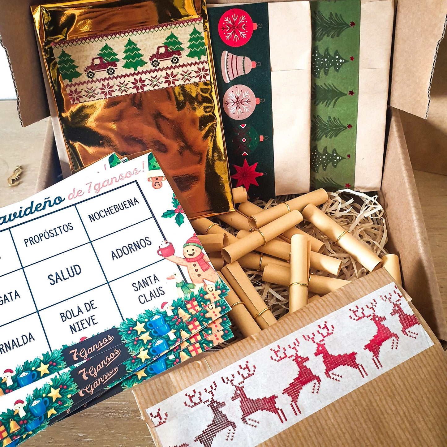 BINGO DE NAVIDAD DE 7GANSOS